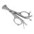 Chrome Silver Xikar Multi Task Cigar Scissors - Closed w/ Opened Tools