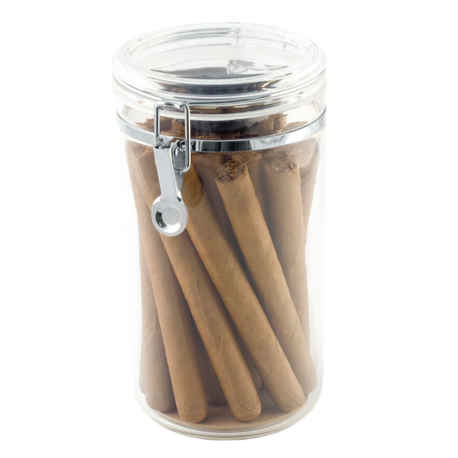 25 Count Cigar Jar Humidor On Sale at The Cigar Hut